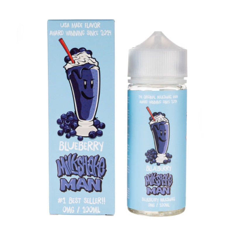 Blueberry 100ml Shortfill E-Liquid by Milkshake Man