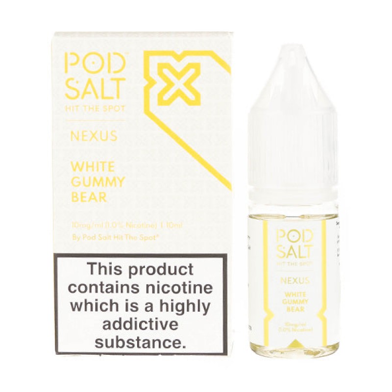 White Gummy Bear Nic Salt E-Liquid by Pod Salt Nex...