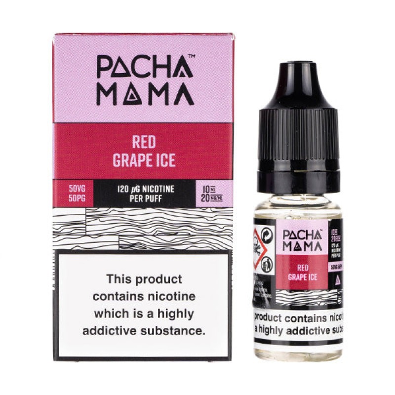 Red Grape Ice Nic Salt E-Liquid by Pacha Mama