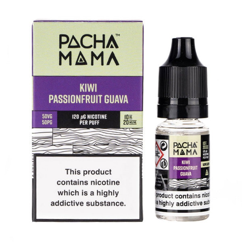 Kiwi Passion Fruit Guava Nic Salt E-Liquid by Pach...