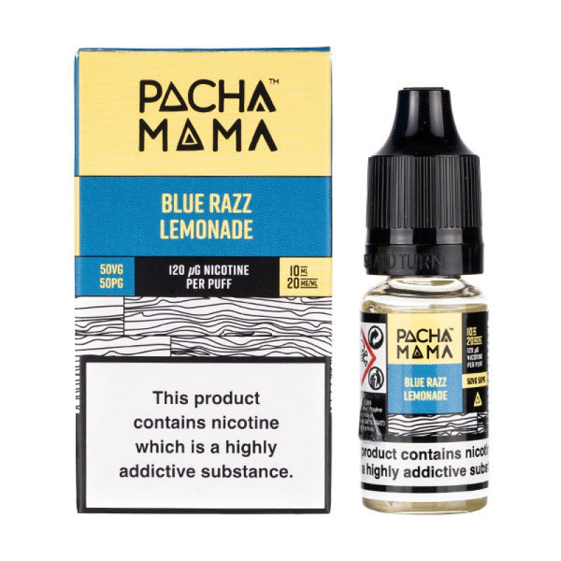 Blue Razz Lemonade Nic Salt E-Liquid by Pacha Mama