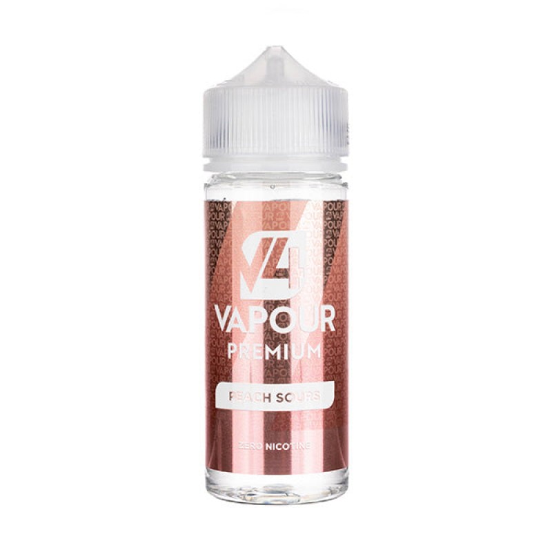 Peach Sours 100ml Shortfill E-Liquid by V4 Vapour