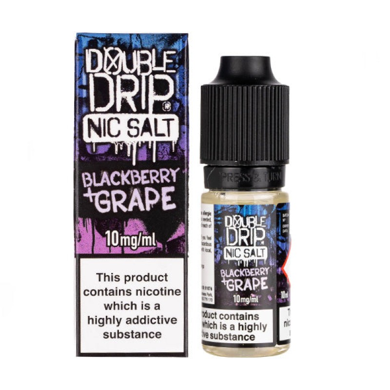 Blackberry & Grape Nic Salt E-Liquid by Double...