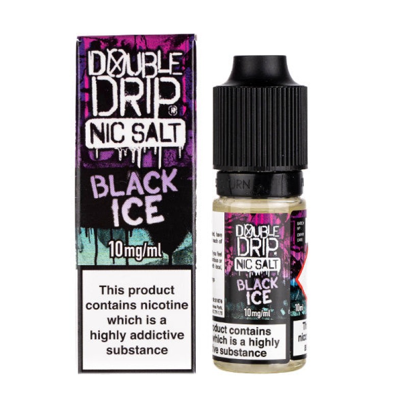 Black Ice Nic Salt E-Liquid by Double Drip