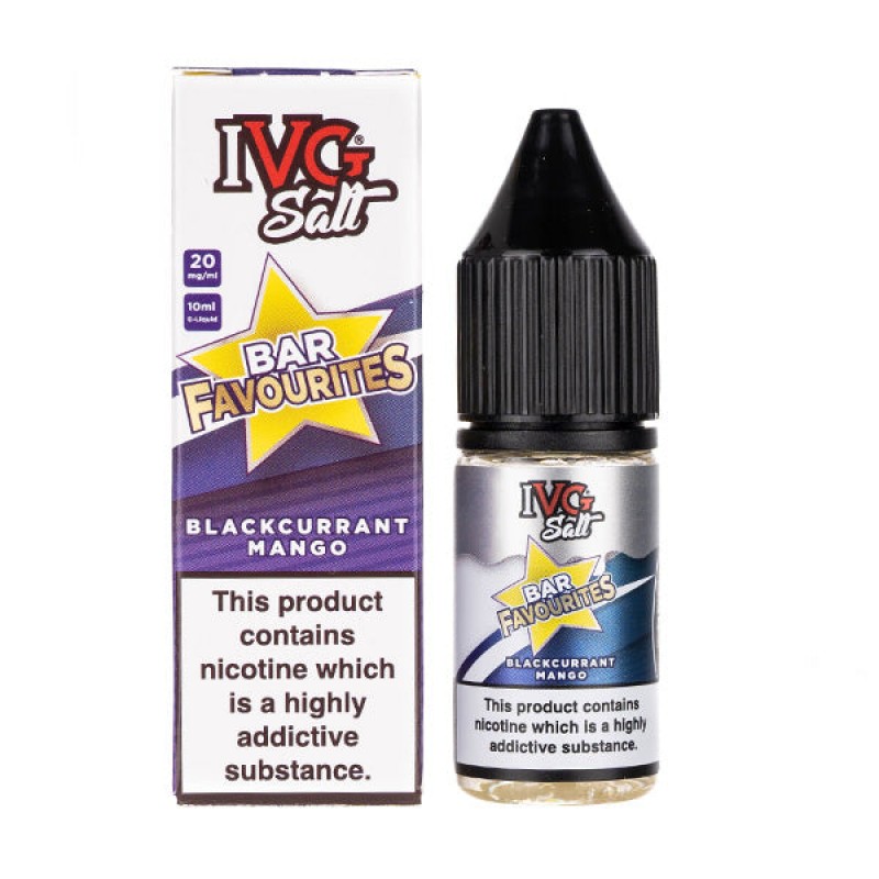 Blackcurrant Mango Nic Salt E-Liquid by IVG Bar Fa...