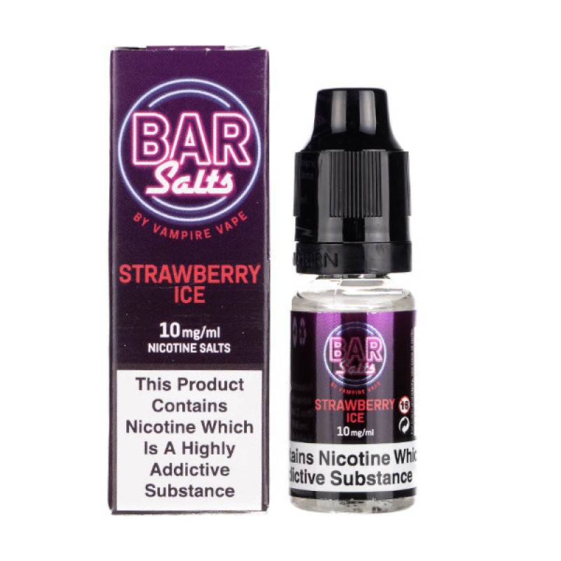 Strawberry Ice Nic Salt E-Liquid by Vampire Vape B...