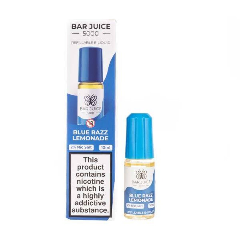 Blue Razz Lemonade Nic Salt E-Liquid by Bar Juice ...