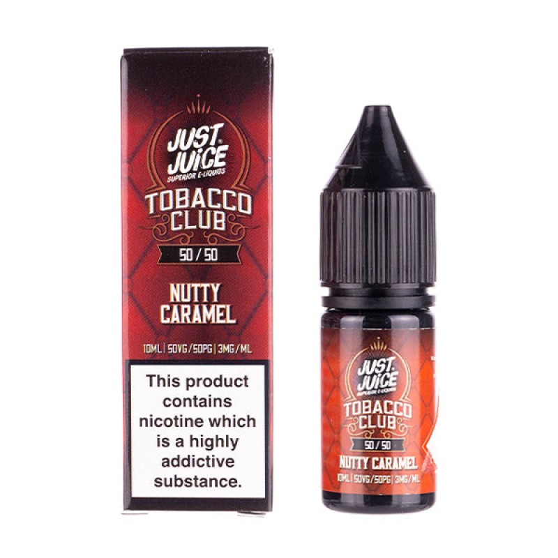 Nutty Caramel Tobacco 50/50 E-Liquid by Just Juice