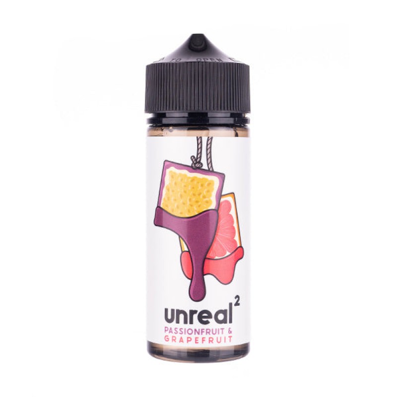 Passionfruit & Grapefruit 100ml Shortfill E-Liquid by Unreal2