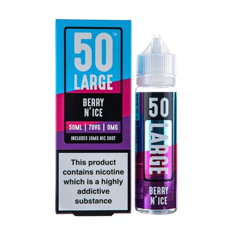 Berry N’ice 50ml Shortfill E-Liquid by 50 Large