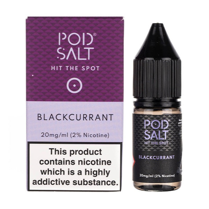 Blackcurrant Nic Salt E-Liquid by Pod Salt