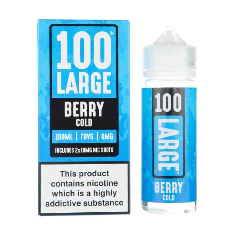 Berry Cold 100ml Shortfill E-Liquid by 100 Large