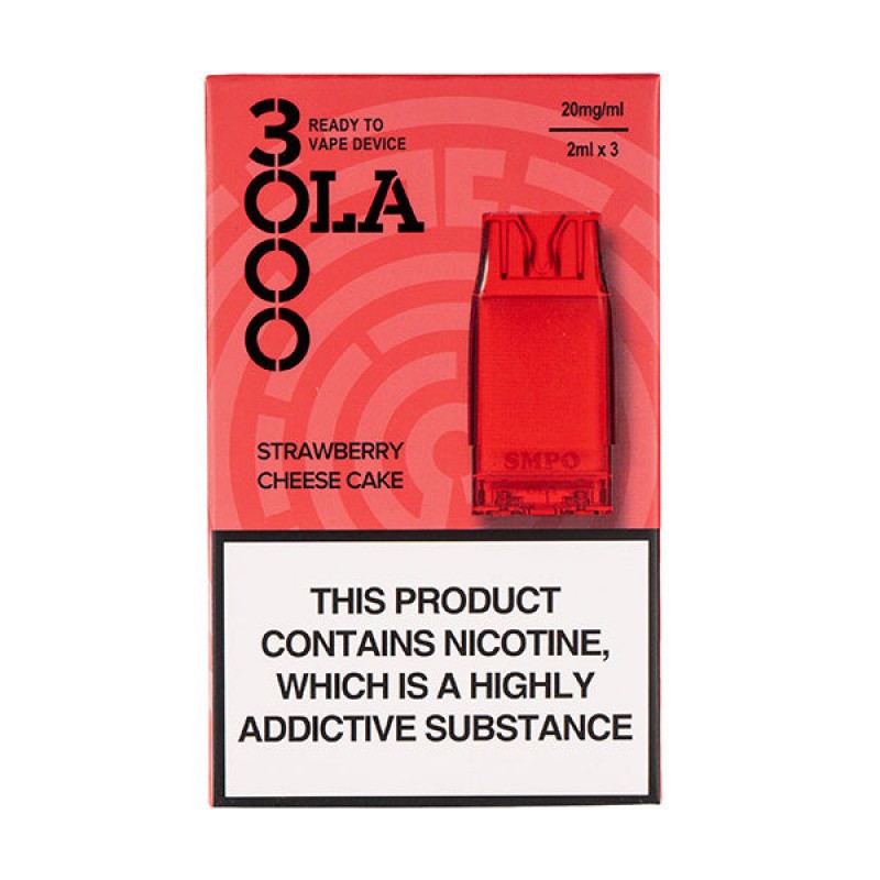 Strawberry Cheesecake OLA 3000 Prefilled Pods by S...